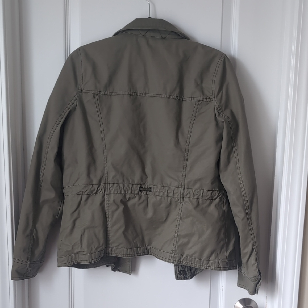 Abercrombie & Fitch Men's Olive Green Field Jacket - Picture 3 of 3